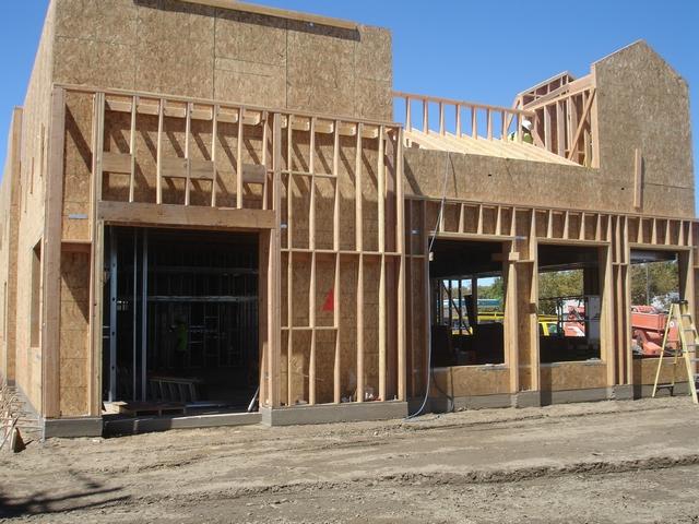 Construction continues on the new McDonalds restaurant near Tracy High.
