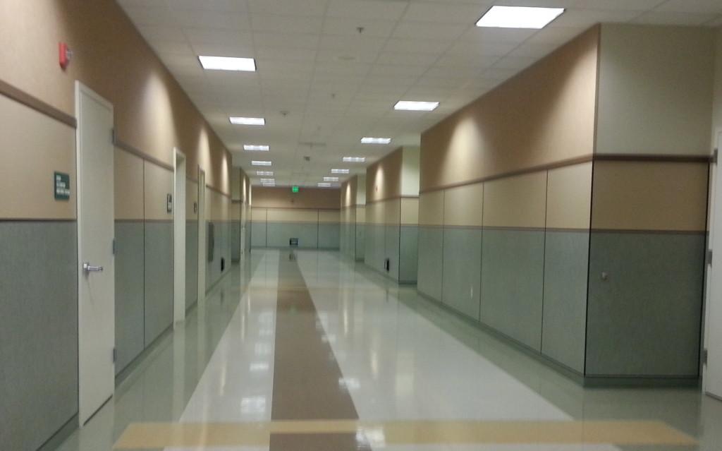 Empty hallways symbolize students leaving for college.