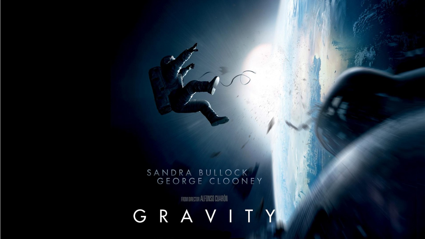 Sandra Bullock as Ryan lets Gravity take her away. Photo courtesy of Wallreen.com