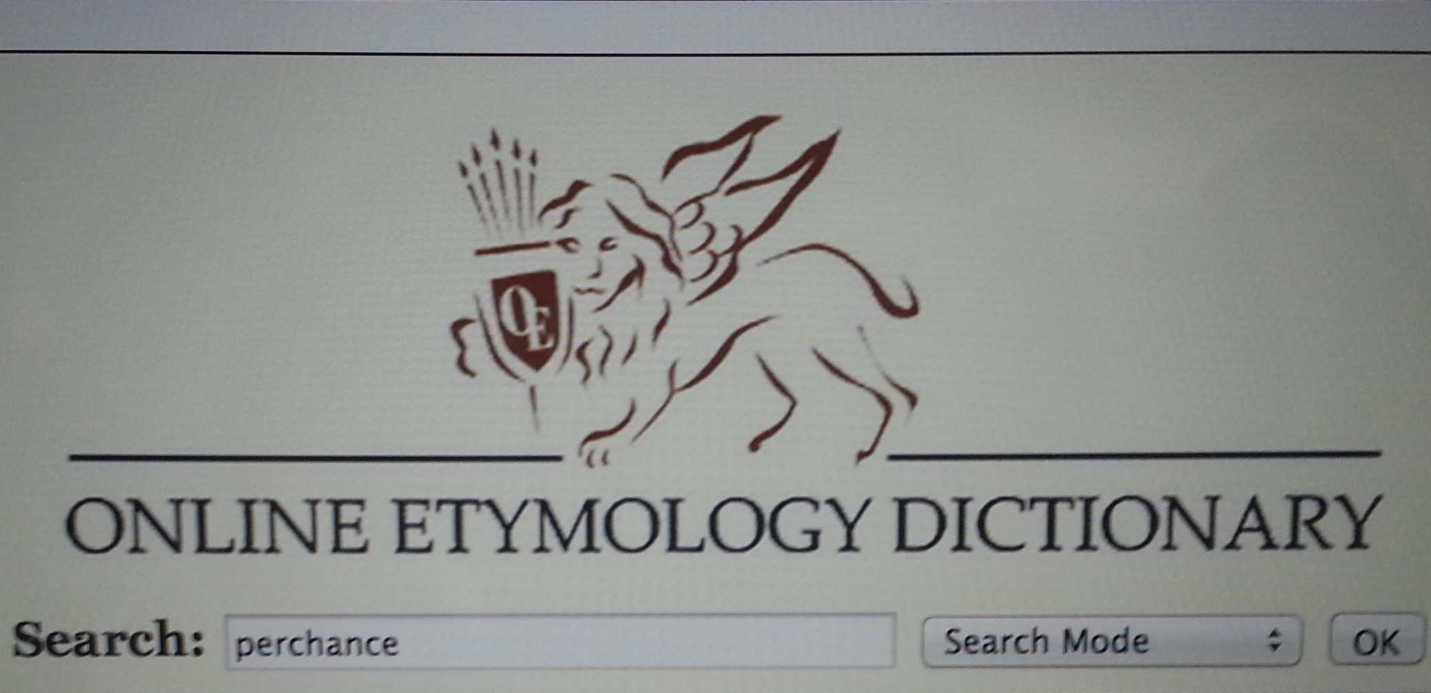 Looking up the etymology of words can be considered fun work for some.