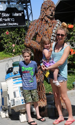 A picture from our summer vaction trip to lego land with my Dad and younger siblings.