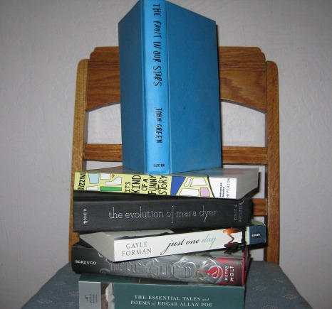 A stack of a few of my favorite books.