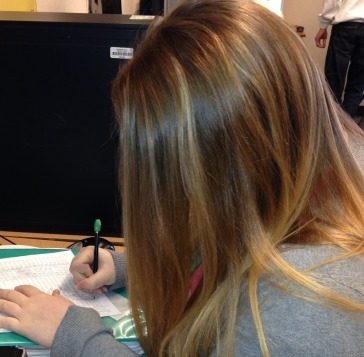 Senior Hayley Jenson starts homework early to stop her procrastination problem.