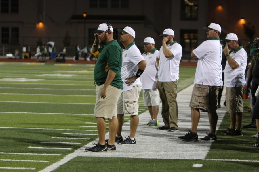 Coach Shrout and other Tracy High coaches