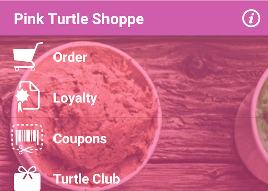 The pink turtle app has discounts, loyalty and even a turtle club!