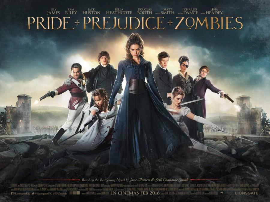 Movie cover of Pride and Prejudice and Zombies found at talknerdywithus.com