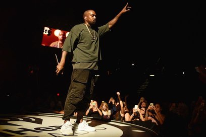 Kanye Performing in New York for The Life of Pablo Premiere