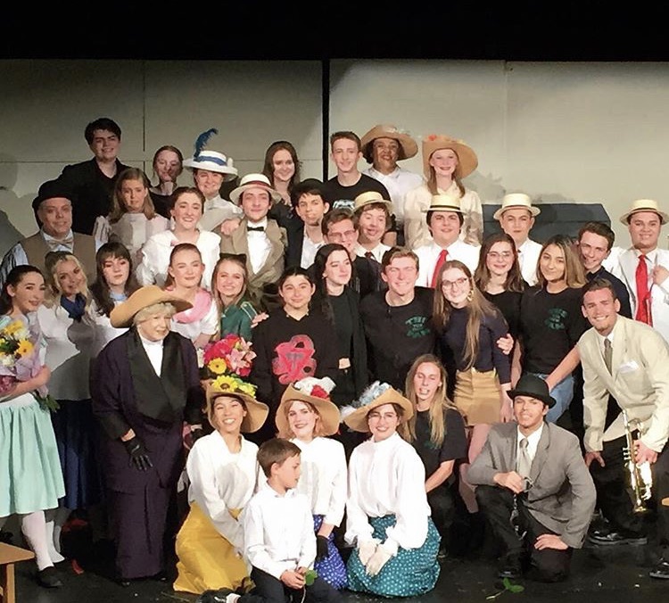 Cast And Crew of Tracy Highs last musical, The Music Man