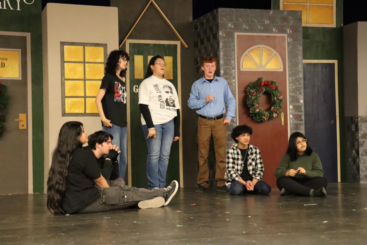 Students Prepare for A Christmas Carol