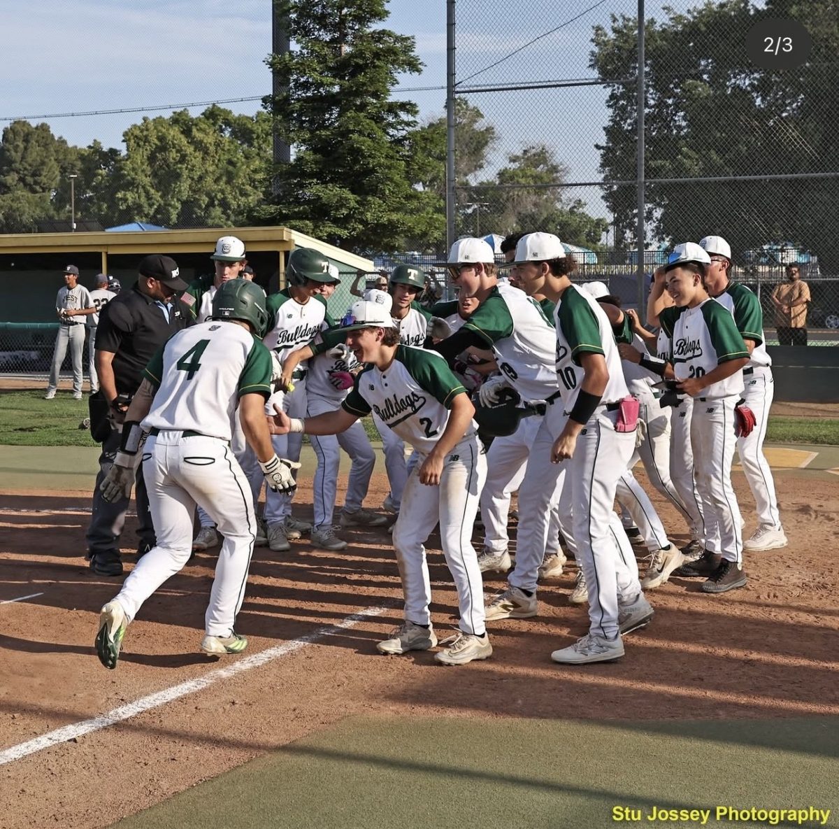 Bulldog's Celebrate Senior Night Win