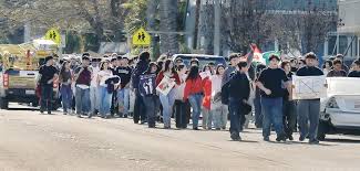 Students Walk Out in Protest